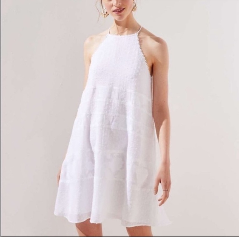 Loft White Mini Dress